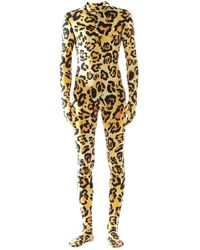 Moncler Combinaisons en Synthétique Jaune