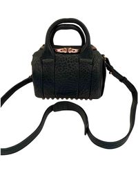Alexander Wang Rockie Leder Cross body tashe - Schwarz