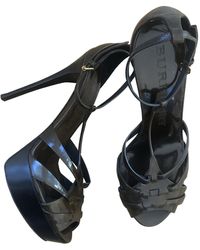 Burberry Leather Sandals - Multicolour