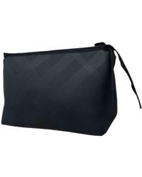Burberry Cloth Vanity Case - Blue