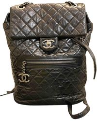 Chanel Mochila Timeless/Classique de Cuero - Negro