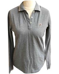 Moncler Pull.Gilets en Coton Gris