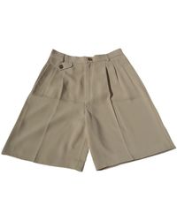 Burberry Short Trousers - Natural