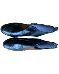 dune blue ankle boots