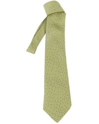 Hermès Cravatta in seta verde