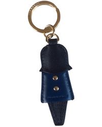 Burberry Leather Key Ring - Black