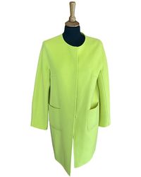 Max Mara Wool Coat - Yellow