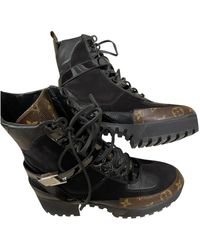 louis vuitton camo boots