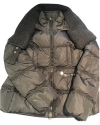Moncler Mantel en Cachemire Noir