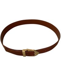 Louis Vuitton Ceintures en Cuir Marron