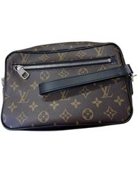Louis Vuitton Kasaï Leinen Taschen - Braun