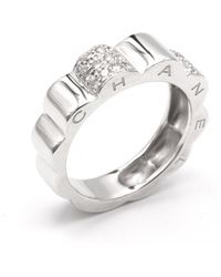 Chanel Anello in Oro bianco - Metallizzato