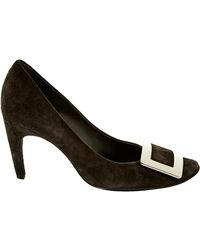 Roger Vivier Tacones en ante negro \N