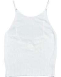Chanel Top à bretelles - Blanc