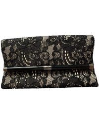 Diane von Furstenberg Leinen Clutches - Schwarz