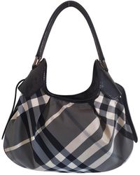Burberry Cloth Handbag - Black