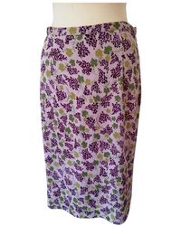 Diane von Furstenberg Seide Halblang rock - Lila