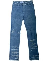 Chanel Vaquero recto - Azul