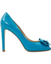 Valentino Leder Pumps - Blau