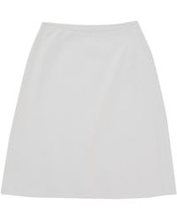 Valentino Falda en algodón blanco \N