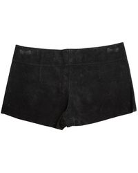 Isabel Marant Bermudas en ante antracita - Negro