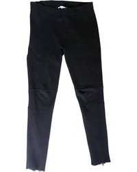 Sandro Wolle Leggings - Schwarz