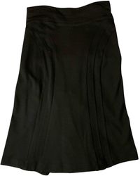 Diane von Furstenberg Wolle Halblang rock - Schwarz