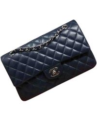 Chanel Borsa Timeless/Classique in Pelle - Blu