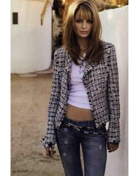 Chanel Chaqueta en tweed multicolor