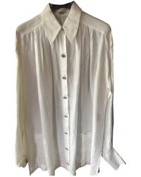 Chanel Camisa de Lino - Blanco