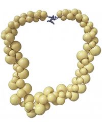 Max Mara Necklace - Yellow