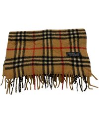 Burberry Pañuelos. Bufandas en lana beige - Neutro