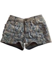 Sandro Blue Denim - Jeans Shorts