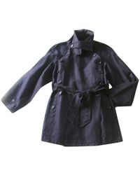 Étoile Isabel Marant Leinen Blouson - Schwarz