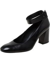 Stuart Weitzman Leder Sandalen - Schwarz