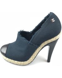 Chanel Scarpe col tacco Blu