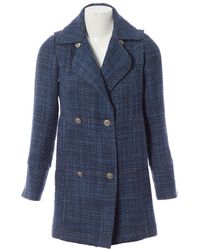 Chanel Wolle mäntel - Blau