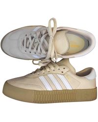adidas samba leather trainers