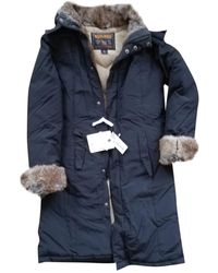 Woolrich Blue Synthetic Coat