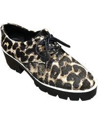 Sandro Synthetikpelz Schnürschuhe - Mehrfarbig