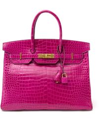 Hermès Birkin 35 Krokodil Handtaschen - Mehrfarbig