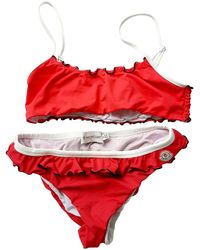 Moncler Bain en Synthétique Rouge