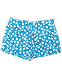 Valentino Blue Wool Shorts