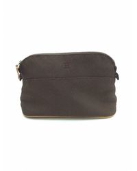 Hermès Pochette \N en Coton Marron