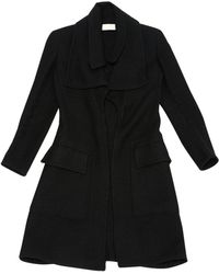 Valentino Abrigo en lana negro \N