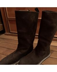 Louis Vuitton Bottes.Boots en Veau façon poulain Marron