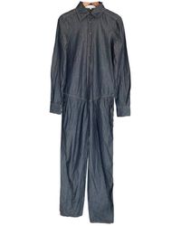 Stella McCartney Blue Cotton Jumpsuits