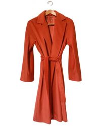 Max Mara Wool Coat - Orange