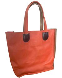 Marni Leder Shopper - Orange