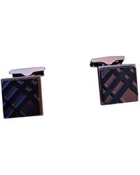 Burberry Gemelli in acciaio argentato - Multicolore